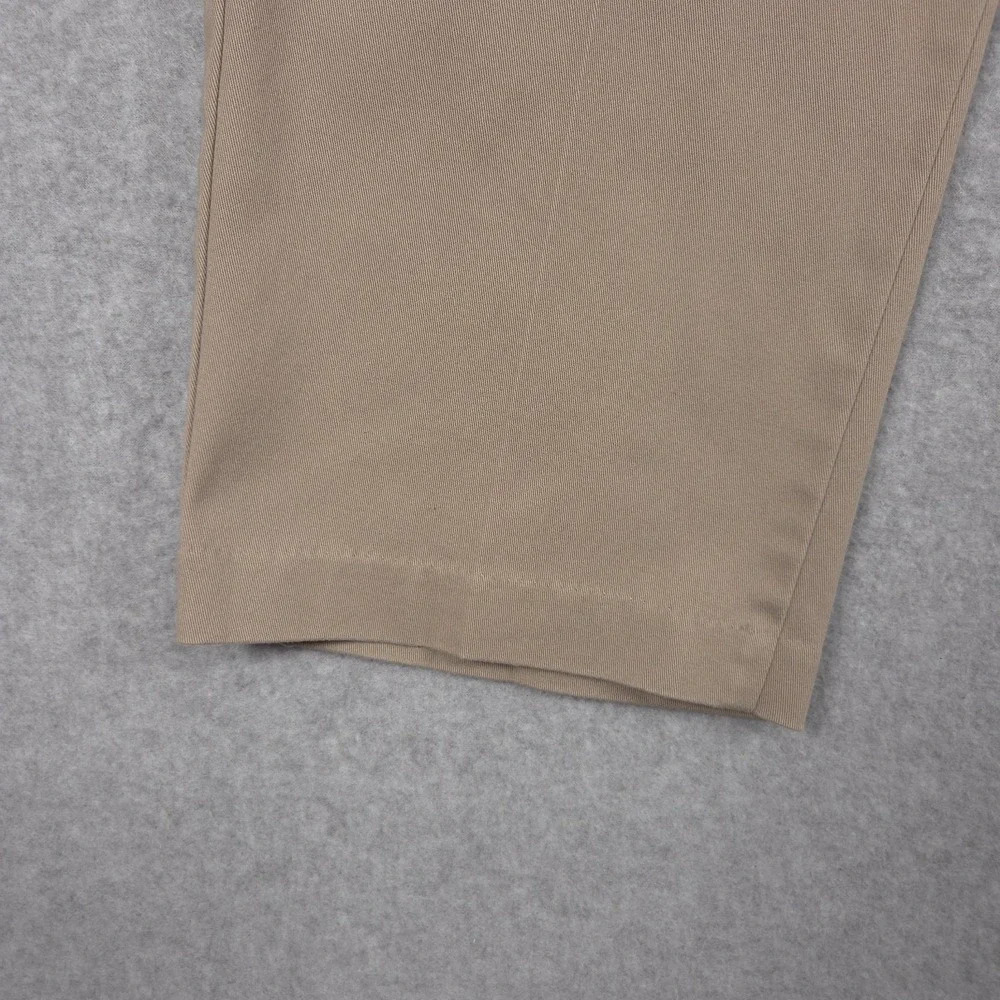 Dockers Mens 38x30 Beige Tan Slim Tapered Flat Front Chino Khaki Pants School